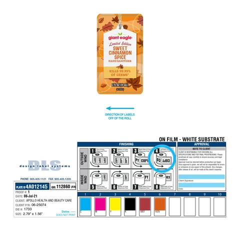 Sweet Cinnamon Hand Sanitizer 포장