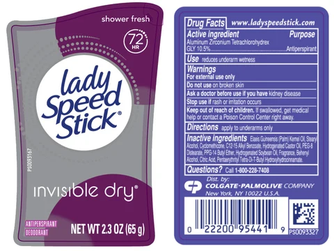 Lady Speed Stick Invisible DryShower Fresh packaging