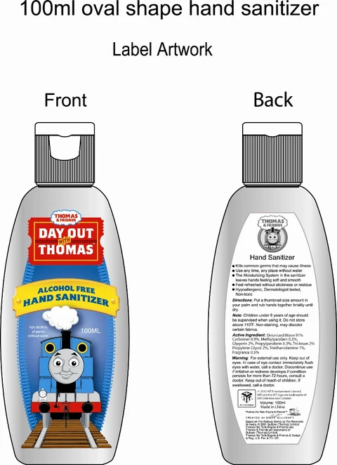 HAND SANITIZER ALCOHOL FREE 포장