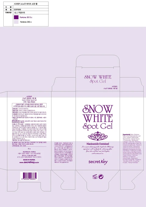 SNOW WHITE SPOT 포장