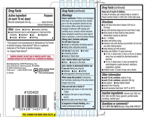 CVS Ultra Stomach Relief Bismuth Subsalicylate