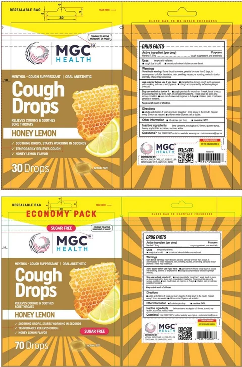 Cough Drops 포장