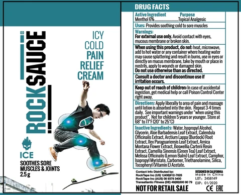 RockSauce ICE packaging