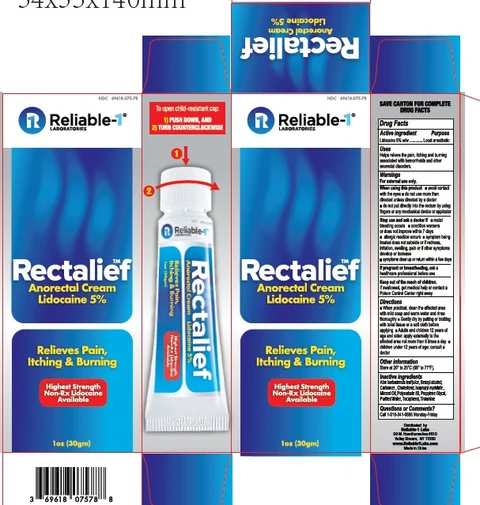 RETALIEF LIDOCAINE 5 포장