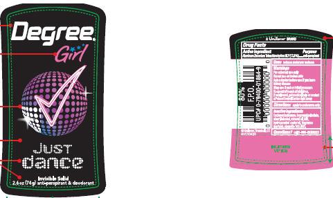 Degree Girl Just DanceAntiperspirant and Deodorant 포장