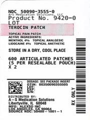 Terocin packaging