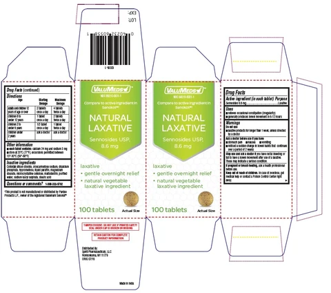 VALUMEDS NATURAL LAXATIVE 포장