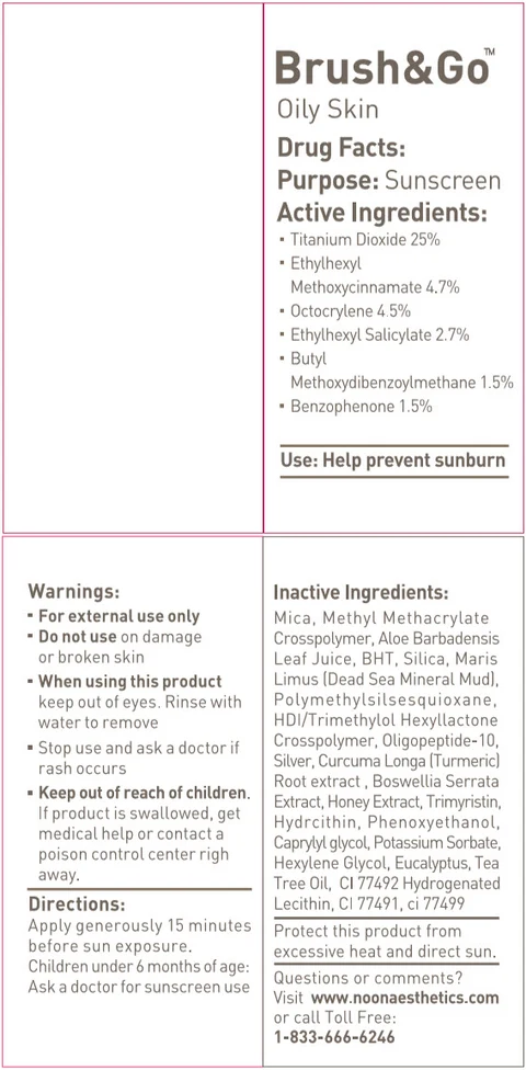Brush and Go Oily Problematic Skin / Brush and Go Oily Problematic Skin Matte Finish Tone 1 / Brush and Go Oily Problematic Skin Matte Finish Tone 2 packaging