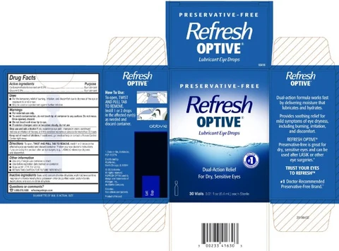 Refresh Optive 포장