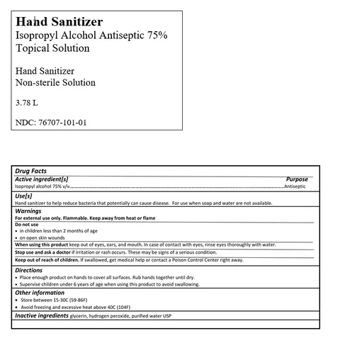 Hand Sanitizer packaging
