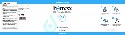 Hand Sanitizer packaging