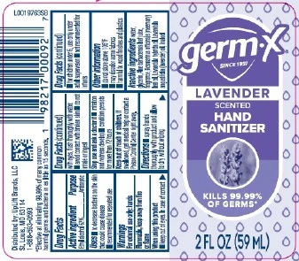 Hand Sanitizer packaging