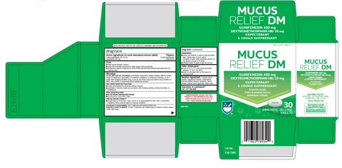 MUCUS RELIEF DM packaging