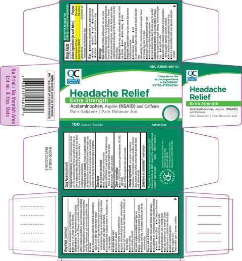 Headache ReliefExtra Strength packaging
