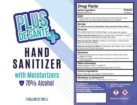 Hand Sanitizer packaging