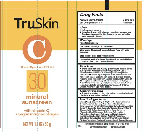 Broad Spectrum SPF30 Mineral Sunscreen packaging