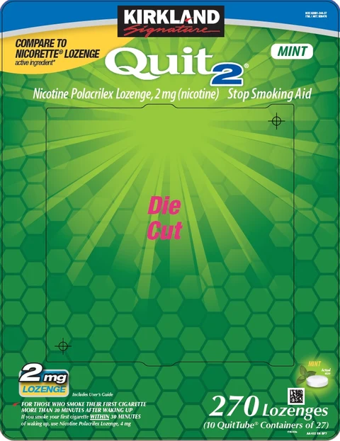 kirkland signature quit 2 포장