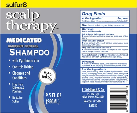 Sulfur 8 Scalp Therapy Medicated Dandruff Control 포장