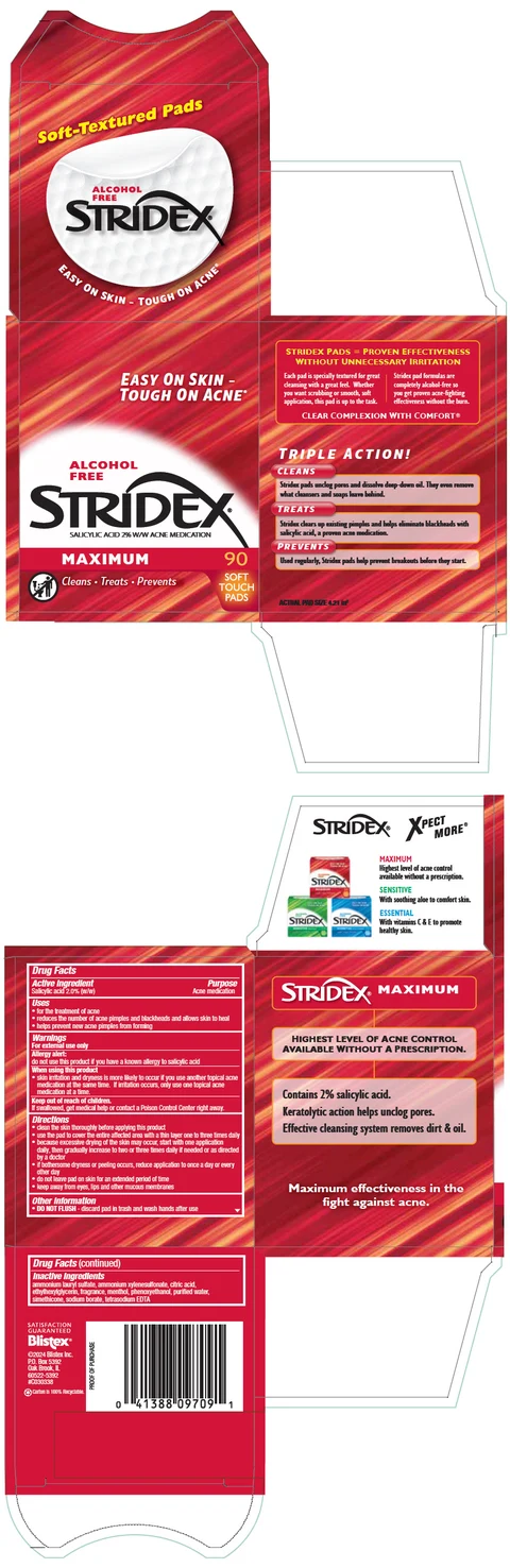 Stridex Maximum packaging