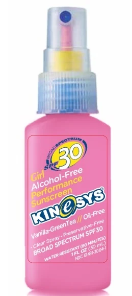 KinesysBroad Spectrum SPF 30 Girl Alcohol-Free Sunscreen 포장