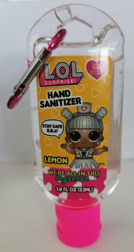 Hand Sanitizer LOL packaging