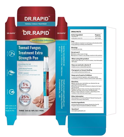 Toenail Fungus Treatment Extra Strength Pen packaging