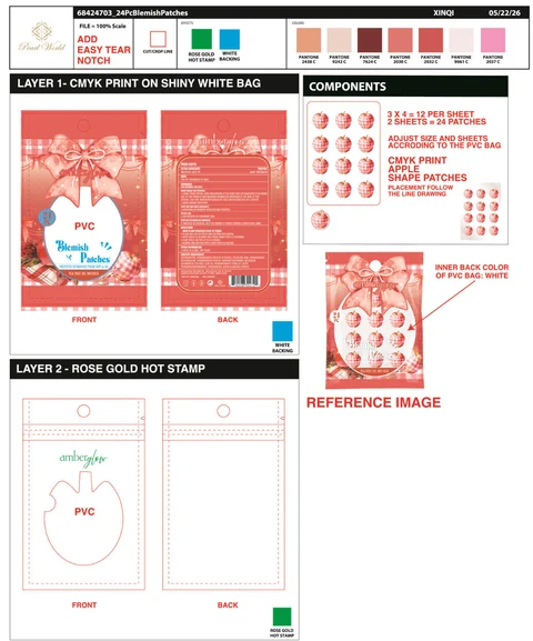 Acne patches 포장