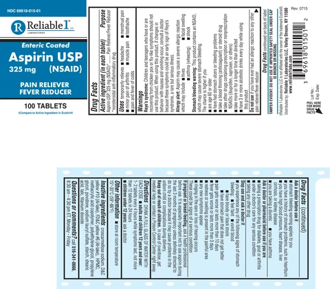 ASPIRIN 325 MG EC 포장
