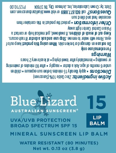 Blue Lizard SPF 15 Lip Balm 포장