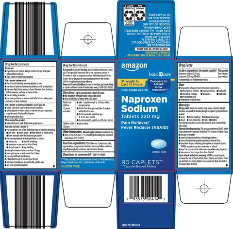 basic care naproxen sodium 포장