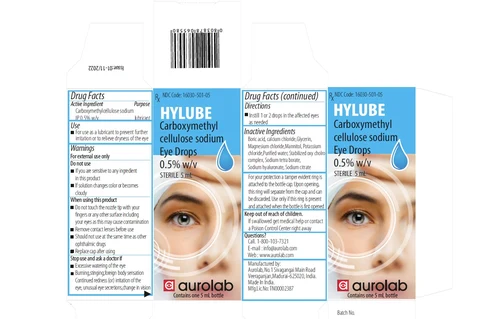 Carboxymethylcellulose Sodium Eye Drops 0.5% 포장