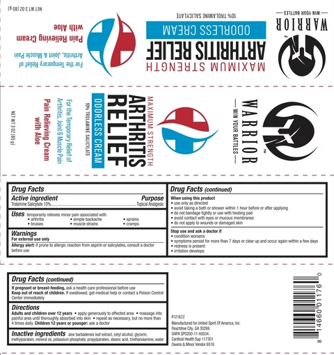 Warrior Arthritis Relief packaging