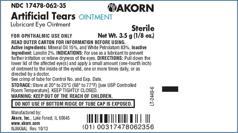 Artificial Tears 포장