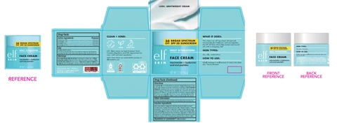 e l f Holy Hydration Face SPF 30 Sunscreen, packaging