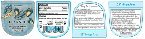 Anti-Bacterial Hand Flannel 포장