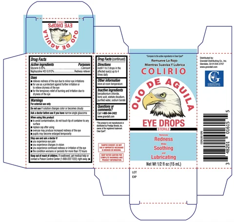 Colirio Ojo De Aguila Eye Drops / Colirio Oftal-Mycin 포장
