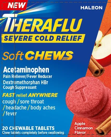 TherafluSevere Cold Relief Soft Chews packaging