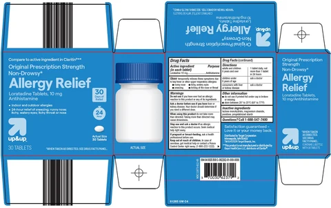 up and up allergy relief 포장