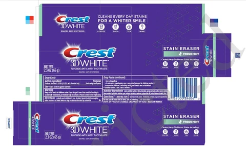 Crest 3D WhiteFresh Mint 포장