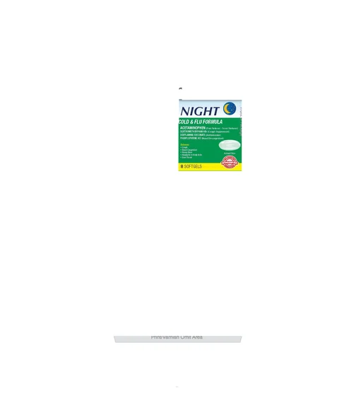 MAXIMUM STRENTH NIGHT COLD AND FLU FORMULA packaging