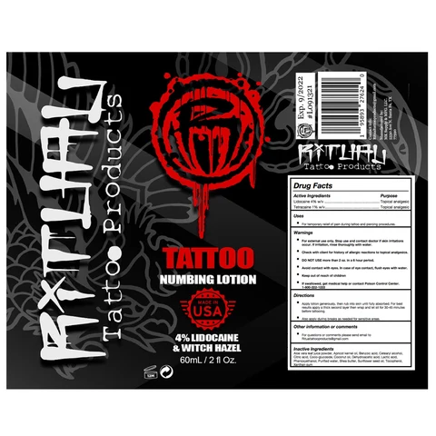 Ritual Tattoo packaging