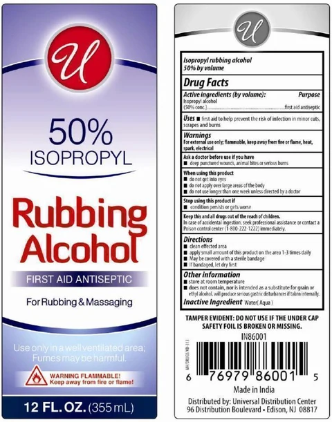 Isopropyl Rubbing Alcohol 50% 포장