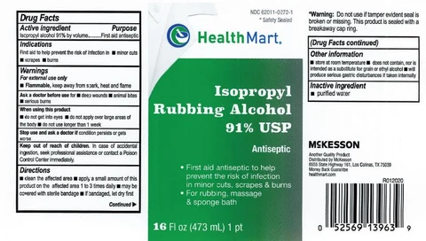 Health Mart Isopropyl Alcohol 91 Percent packaging