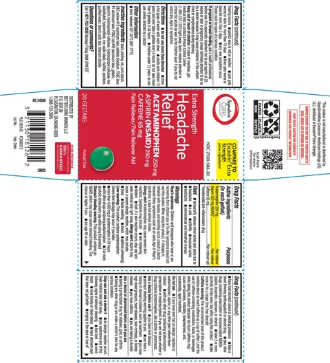 Acetaminophen 250 mg, Aspirin 250 mg (NSAID)*, Caffeine 65 mg, *nonsteroidal anti-inflammatory drug