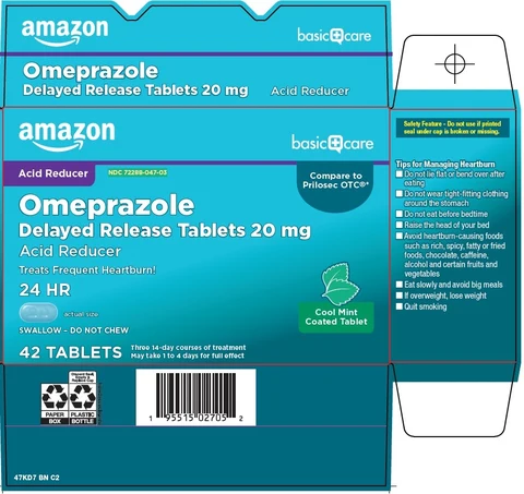 basic care omeprazole 포장