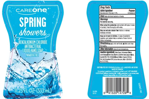 CareOne Spring Showers Liquid Hand 포장