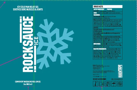 RockSauce ICY COLD PAIN RELIEF packaging