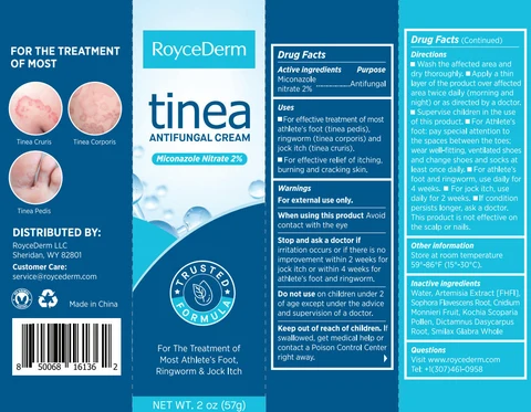 RoyceDerm Tinea Antifungal Cream 포장