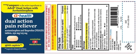 Acetaminophen and Ibuprofen 포장