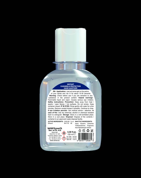 covidex gel 100 ml back